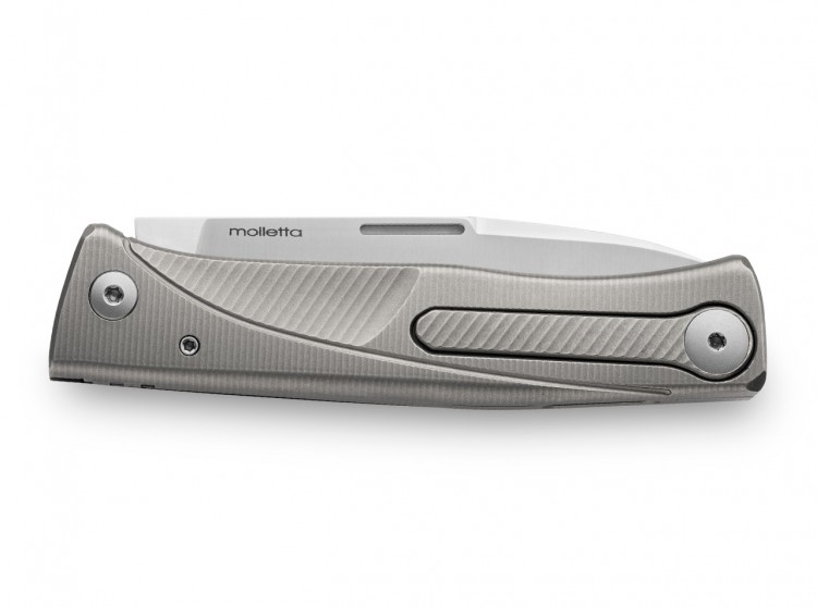 Lionsteel Thrill Titanium folding knife, grey TLGY Lionsteel Thrill Titanium folding knife, grey TLGY