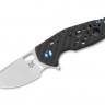 Складной нож Fox Suru Carbon Fiber/Ti blue FX-526TCBL