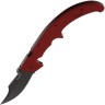 Cuchillo Cuchillo plegable Cold Steel XL Espada Lockback,Ruby Red G-10