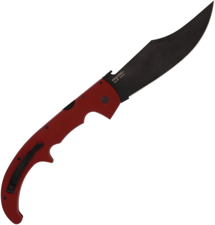 Cuchillo Cuchillo plegable Cold Steel XL Espada Lockback,Ruby Red G-10