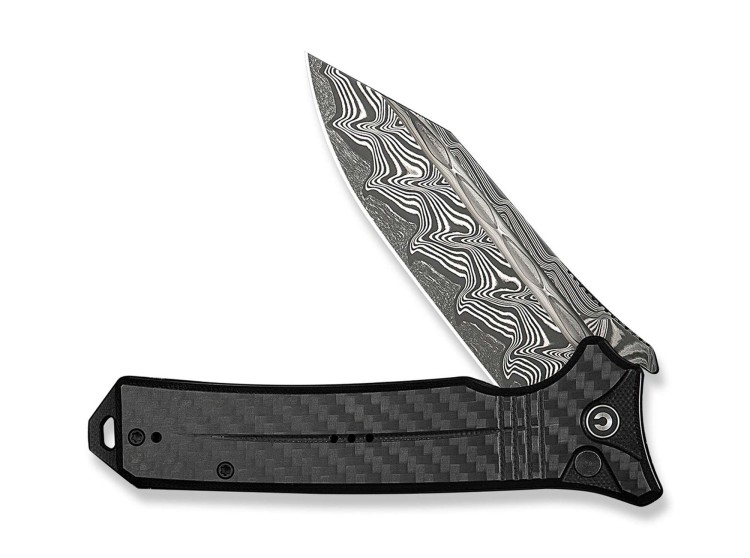 Cuchillo Cuchillo plegable | Navajas CIVIVI Neurohaptic | Damascus CF | G10 Black Cuchillo Cuchillo plegable | Navajas CIVIVI Neurohaptic | Damascus CF | G10 Black
