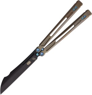 Taschenmesser EOS Gremlin Balisong Bronze/Blue