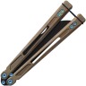Taschenmesser EOS Gremlin Balisong Bronze/Blue