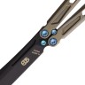 Taschenmesser EOS Gremlin Balisong Bronze/Blue