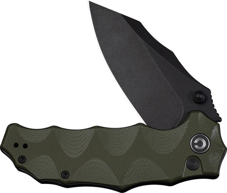Cuchillo Cuchillo plegable | Navajas CIVIVI Natterjack | 14C28N OD | Green G10 | Black Stonewashed Cuchillo Cuchillo plegable | Navajas CIVIVI Natterjack | 14C28N OD | Green G10 | Black Stonewashed