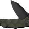 Cuchillo Cuchillo plegable | Navajas CIVIVI Natterjack | 14C28N OD | Green G10 | Black Stonewashed