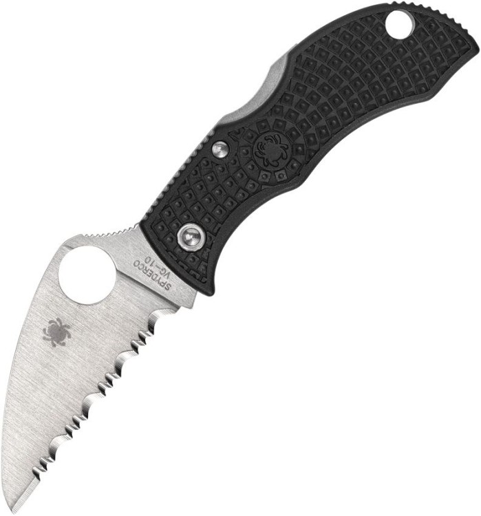 Cuchillo Cuchillo plegable | Navajas Spyderco Manbug | Black