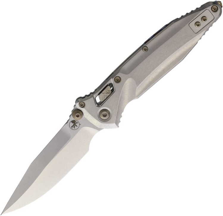 Taschenmesser Microtech Socom Delta Marfione S | Stonewash Titanium | M390