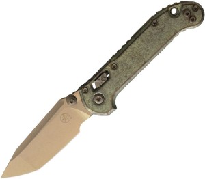 Cuchillo plegable | Navajas Microtech L.U.D.T. T/E Marfione | M390 | Antique bronze titanium