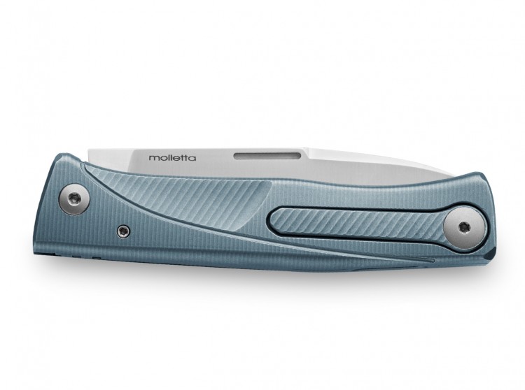 Lionsteel Thrill Titanium folding knife, blue TLBL Lionsteel Thrill Titanium folding knife, blue TLBL