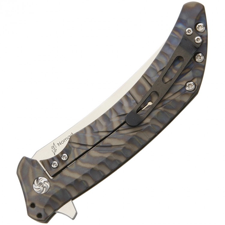 Kizer Cutlery Nomad folding knife flame Kizer Cutlery Nomad folding knife flame