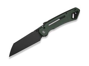 Складной нож CIVIVI Buster FG Nitro-V Green Micarta | Black Stonewashed