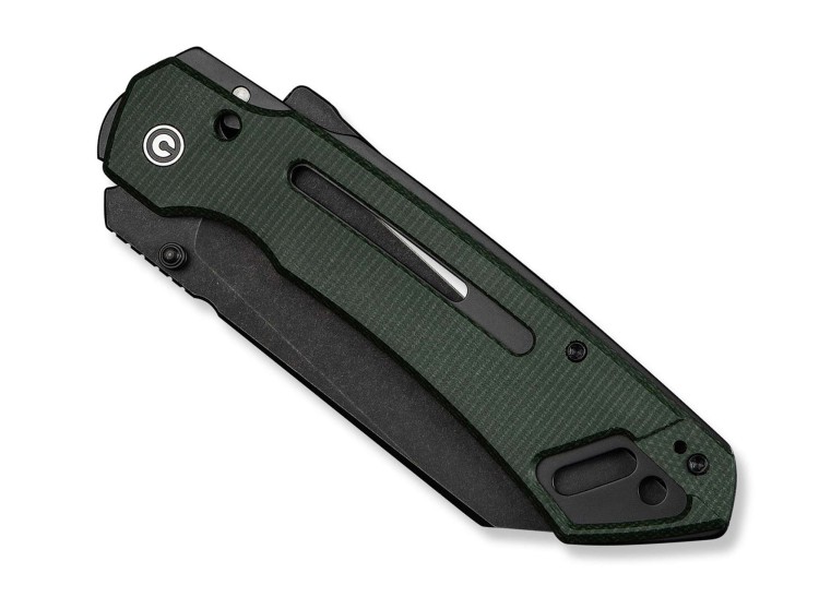 CIVIVI Buster FG Nitro-V Green Micarta | Black Stonewashed