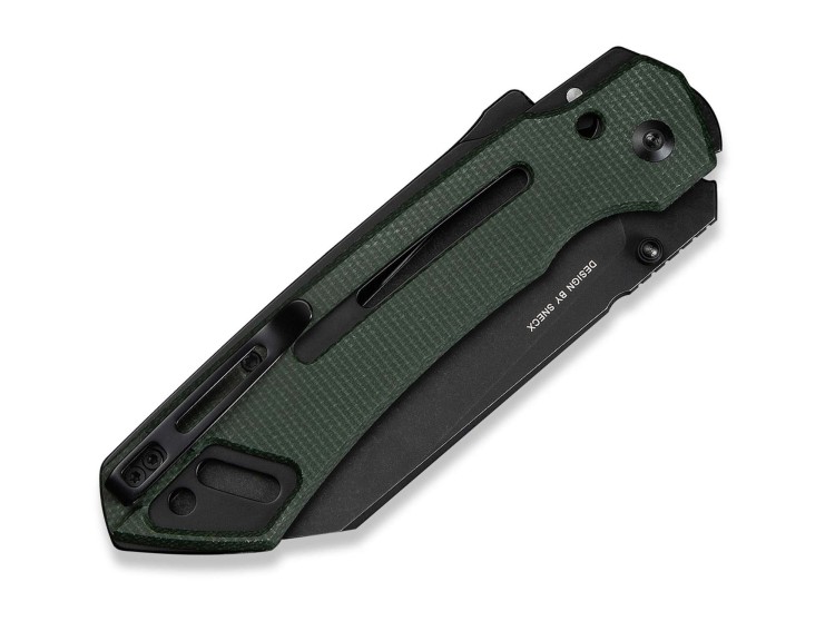 CIVIVI Buster FG Nitro-V Green Micarta | Black Stonewashed