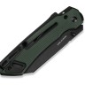 Cuchillo Cuchillo plegable | Navajas CIVIVI Buster FG Nitro-V Green Micarta | Black Stonewashed