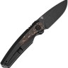 Cuchillo Cuchillo plegable | Navajas Kansept Knives Raven | Copper CF