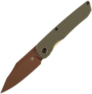Cuchillo plegable | Navajas Kansept Knives Nettle | Olive G10 | 154CM 