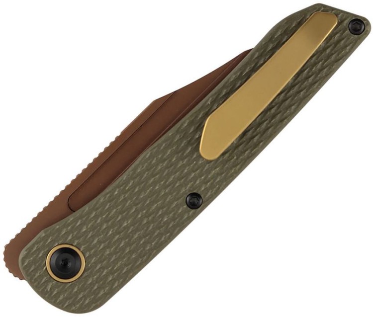 Cuchillo Cuchillo plegable | Navajas Kansept Knives Nettle | Olive G10 | 154CM 