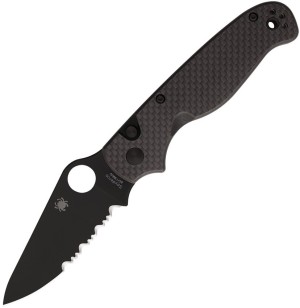 Spyderco ButtonUp serrated | G10