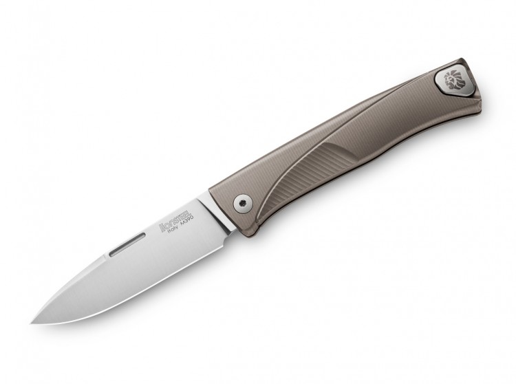 Складной нож Lionsteel Thrill Titanium folding knife bronze TLBR
