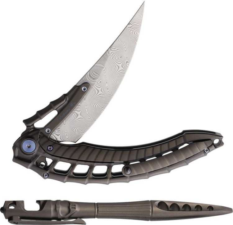 Складной нож Rike Knives Alien 4 Framelock Combo folding knife