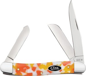 Case Cutlery Smooth Candy Corn Kirinite | Medium Stockman