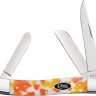 Case Cutlery Smooth Candy Corn Kirinite | Medium Stockman