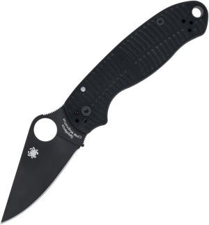 Складной нож Spyderco Para 3 Salt | Black G10 | MagnaCut Black Blade