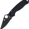 Cuchillo Cuchillo plegable | Navajas Spyderco Para 3 Salt | Black G10 | MagnaCut Black Blade