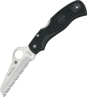 Cuchillo plegable | Navajas Spyderco Rescue 79mm | Black