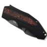 Taschenmesser WE Knife Coral 20 CV Titanium | Black Lava Flow CF