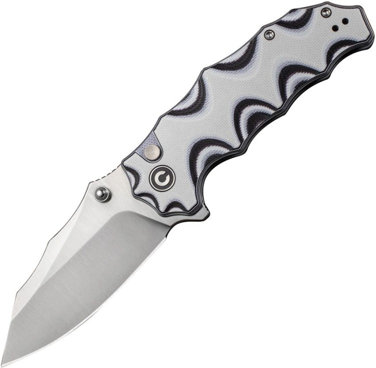 Taschenmesser CIVIVI Natterjack | 14C28 | Black & White G10