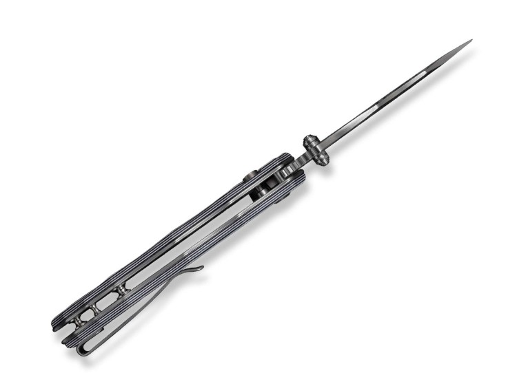 Cuchillo Cuchillo plegable | Navajas CIVIVI Natterjack | 14C28 | Black & White G10 Cuchillo Cuchillo plegable | Navajas CIVIVI Natterjack | 14C28 | Black & White G10
