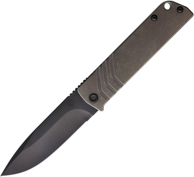 Taschenmesser Medford Antik | DLC Tumbled | S45VN | Titanium
