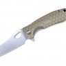 Складной нож Honey Badger Wharncleaver Medium folding knife, tan
