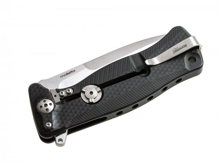 Lionsteel SR-11 Aluminum satin folding knife black SR11ABS Lionsteel SR-11 Aluminum satin folding knife black SR11ABS