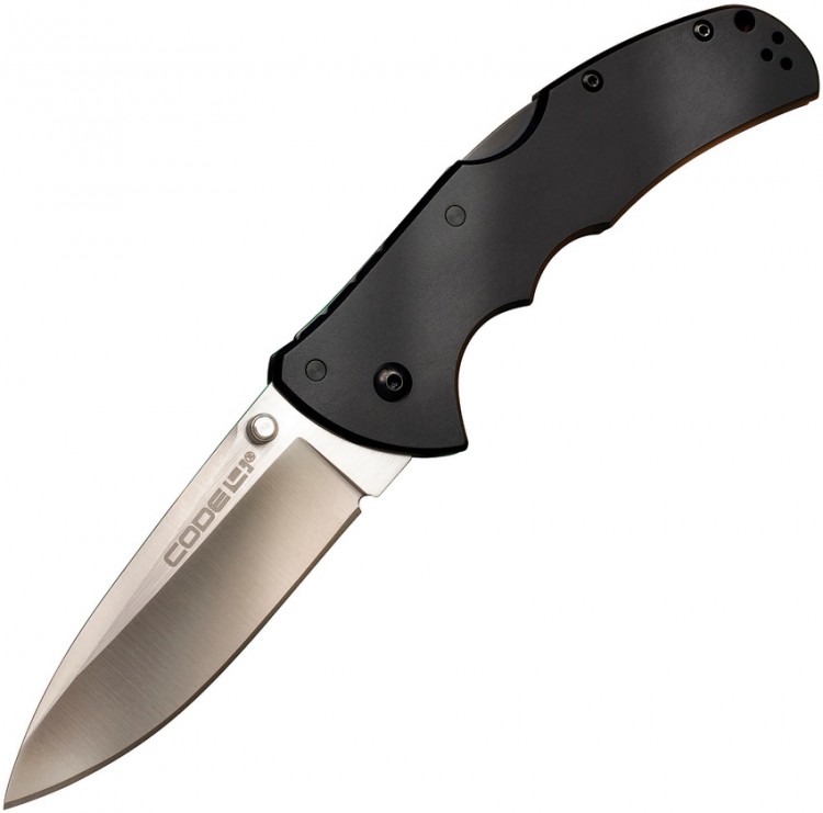 Cuchillo Cold Steel Code 4 Spear Point CPM S35VN folding knife black 58PAS