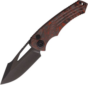 Cuchillo plegable | Navajas Heretic Knives Pariah | Button Lock Red Camo 
