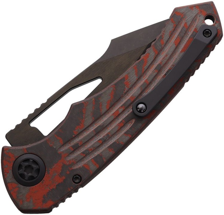 Heretic Knives Pariah | Button | Lock Red Camo