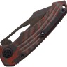 Taschenmesser Heretic Knives Pariah | Button Lock Red Camo 