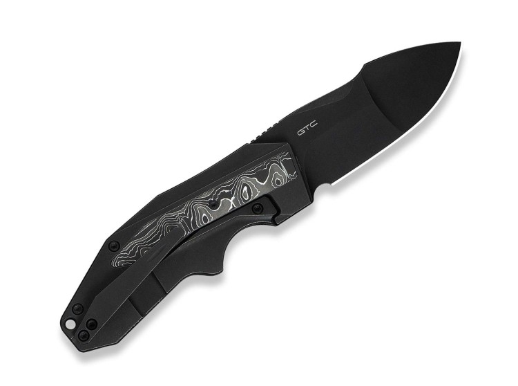 Taschenmesser WE Knife Coral 20 CV | Titanium All Black Aluminum Foil CF Taschenmesser WE Knife Coral 20 CV | Titanium All Black Aluminum Foil CF