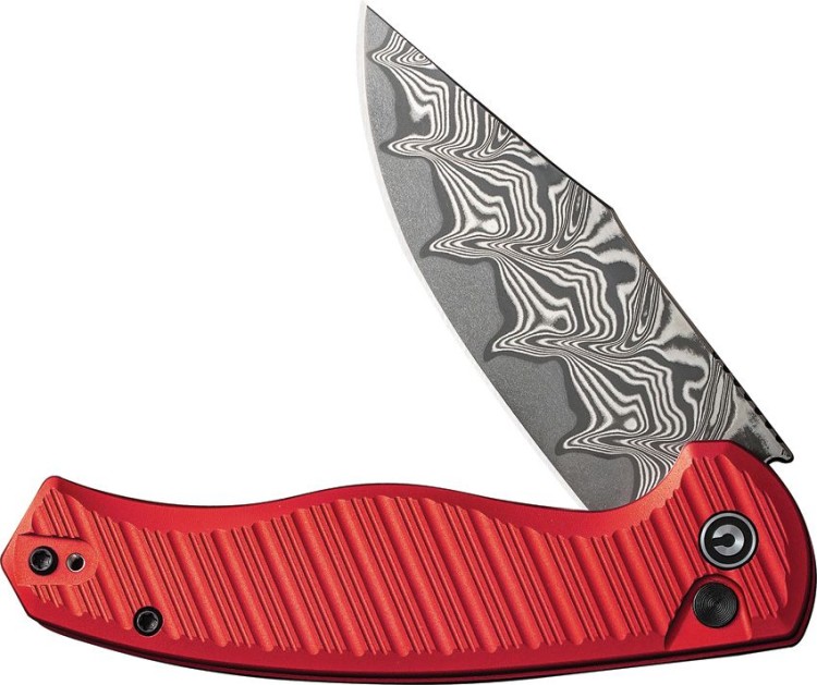Cuchillo Cuchillo plegable | Navajas CIVIVI Stormhowl Damascus | Red Cuchillo Cuchillo plegable | Navajas CIVIVI Stormhowl Damascus | Red