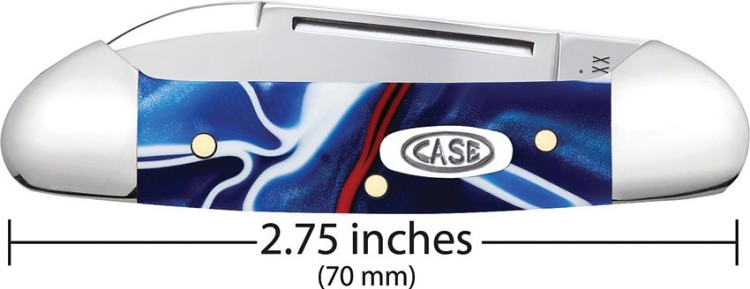 Cuchillo Cuchillo plegable | Navajas Case Cutlery Baby Butterbean Patriotic