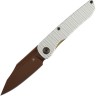 Cuchillo Cuchillo plegable | Navajas Kansept Knives Nettle | Silver | 154CM 