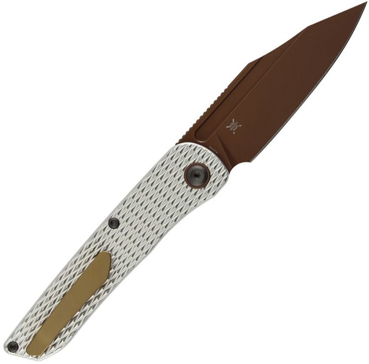 Cuchillo Cuchillo plegable | Navajas Kansept Knives Nettle | Silver | 154CM 