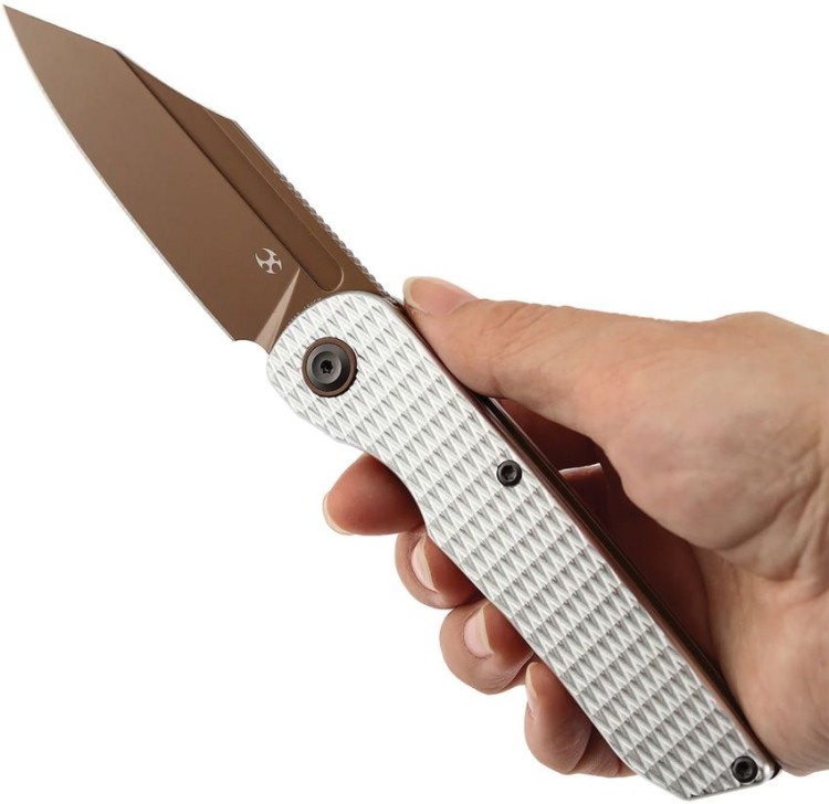 Cuchillo Cuchillo plegable | Navajas Kansept Knives Nettle | Silver | 154CM 