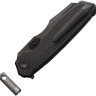 Reate Knives Mantis Inset DLC | Black DLC coated titanium | Elmax