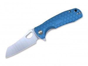 Honey Badger Wharncleaver Medium folding knife, blue