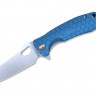Складной нож Honey Badger Wharncleaver Medium folding knife, blue