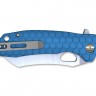 Складной нож Honey Badger Wharncleaver Medium folding knife, blue